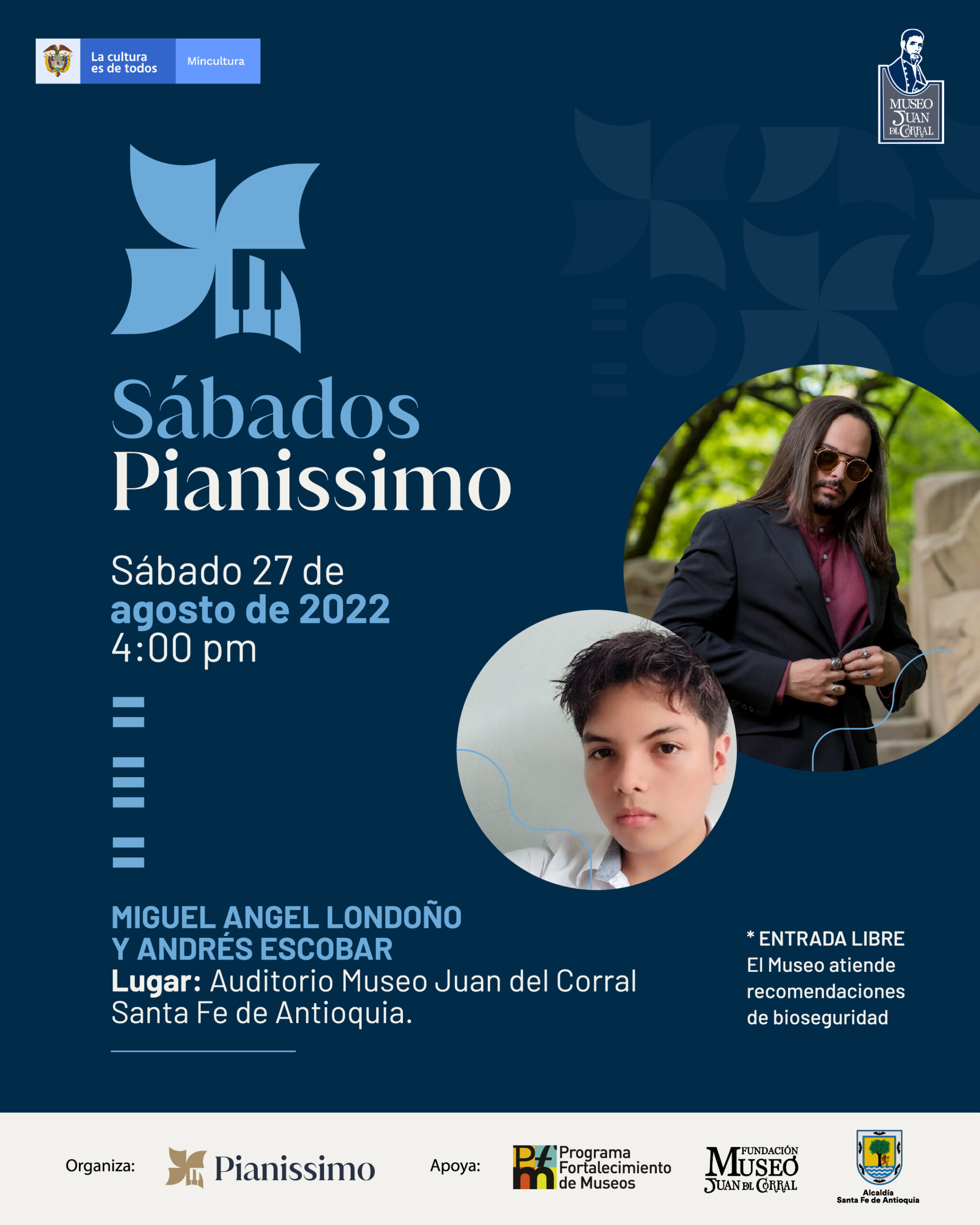 AgostoSábados Pianissimo